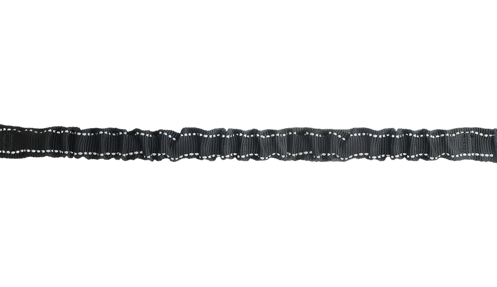 Black Nylon Adjustable Bungee Dog Leash
