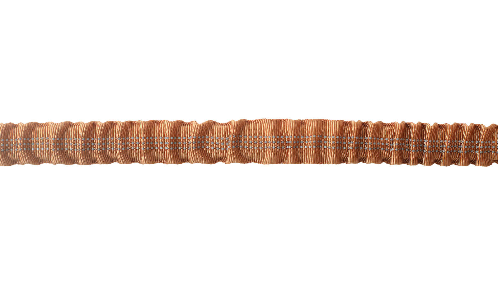 Copper Brown Nylon Full Bungee Dog Leash