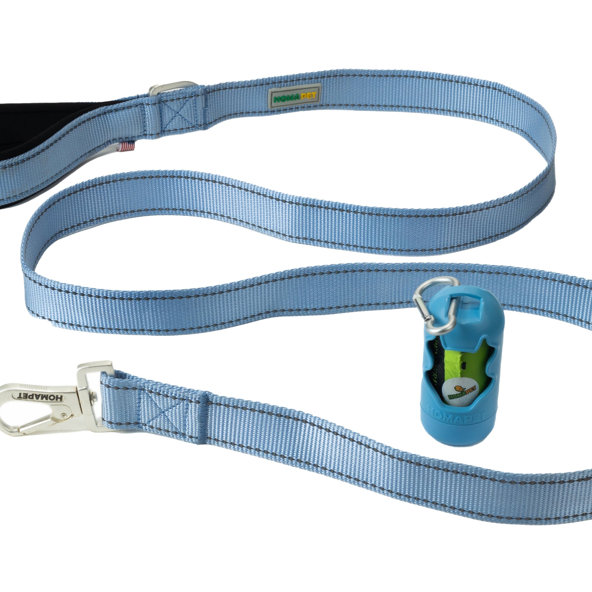 Baby Lavender Flat Nylon Dog Leash