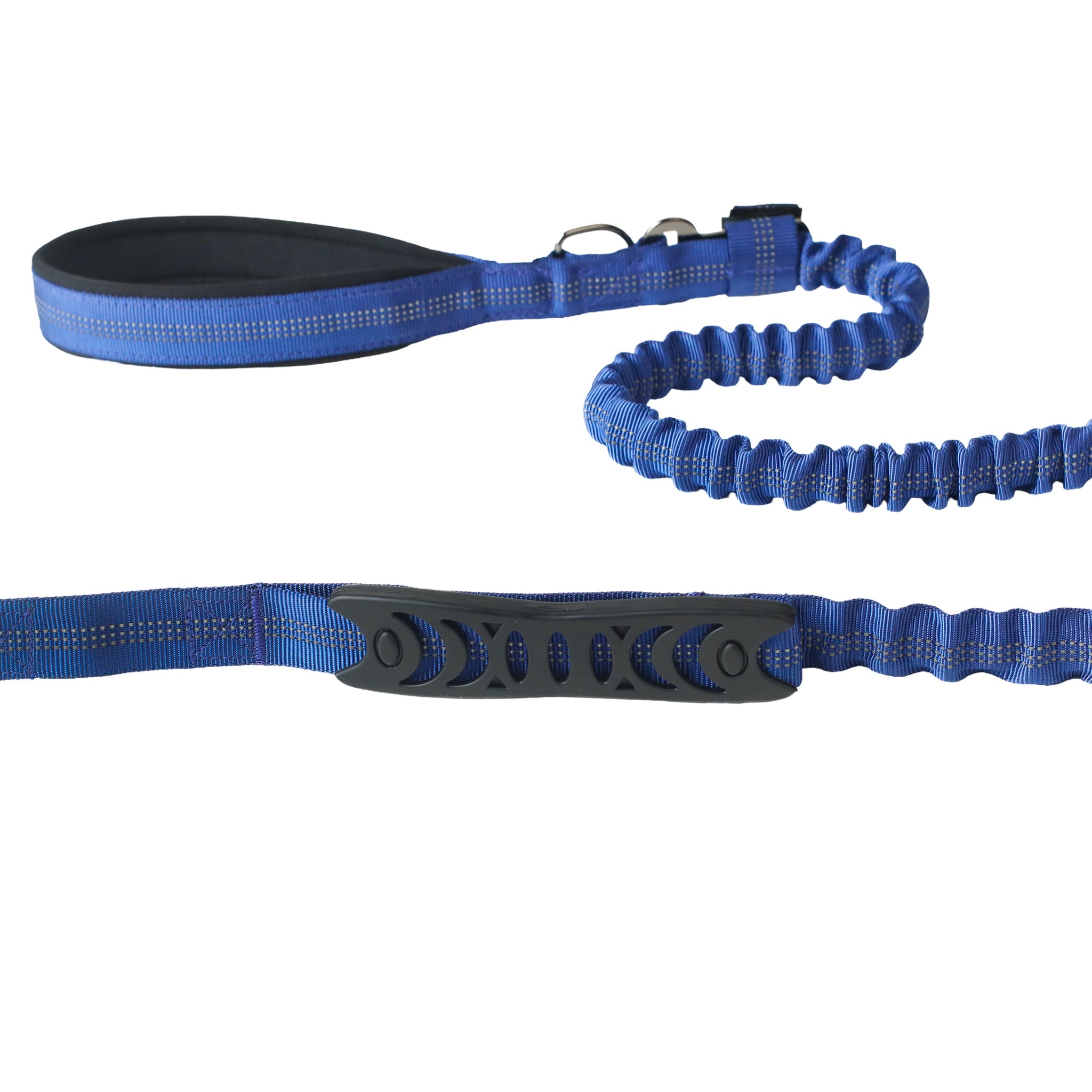 Sodalite Blue Nylon Full Bungee Dog Leash