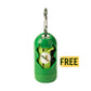 Poly Green Nylon Full Bungee Dog Leash