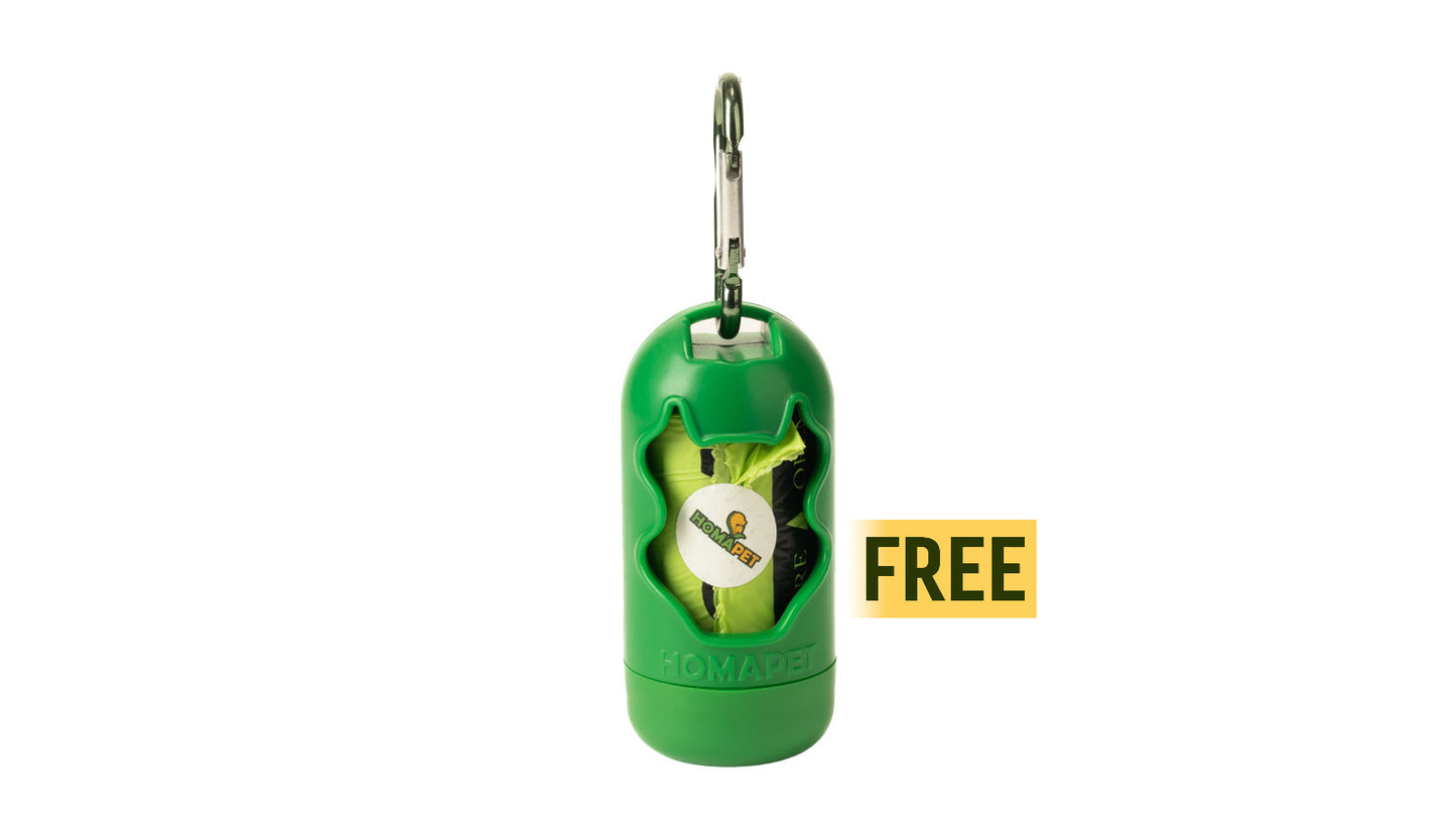 Poly Green Nylon Full Bungee Dog Leash