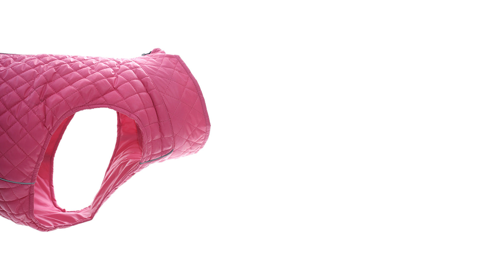 Pink Dog Quilted Jacket - Flat
