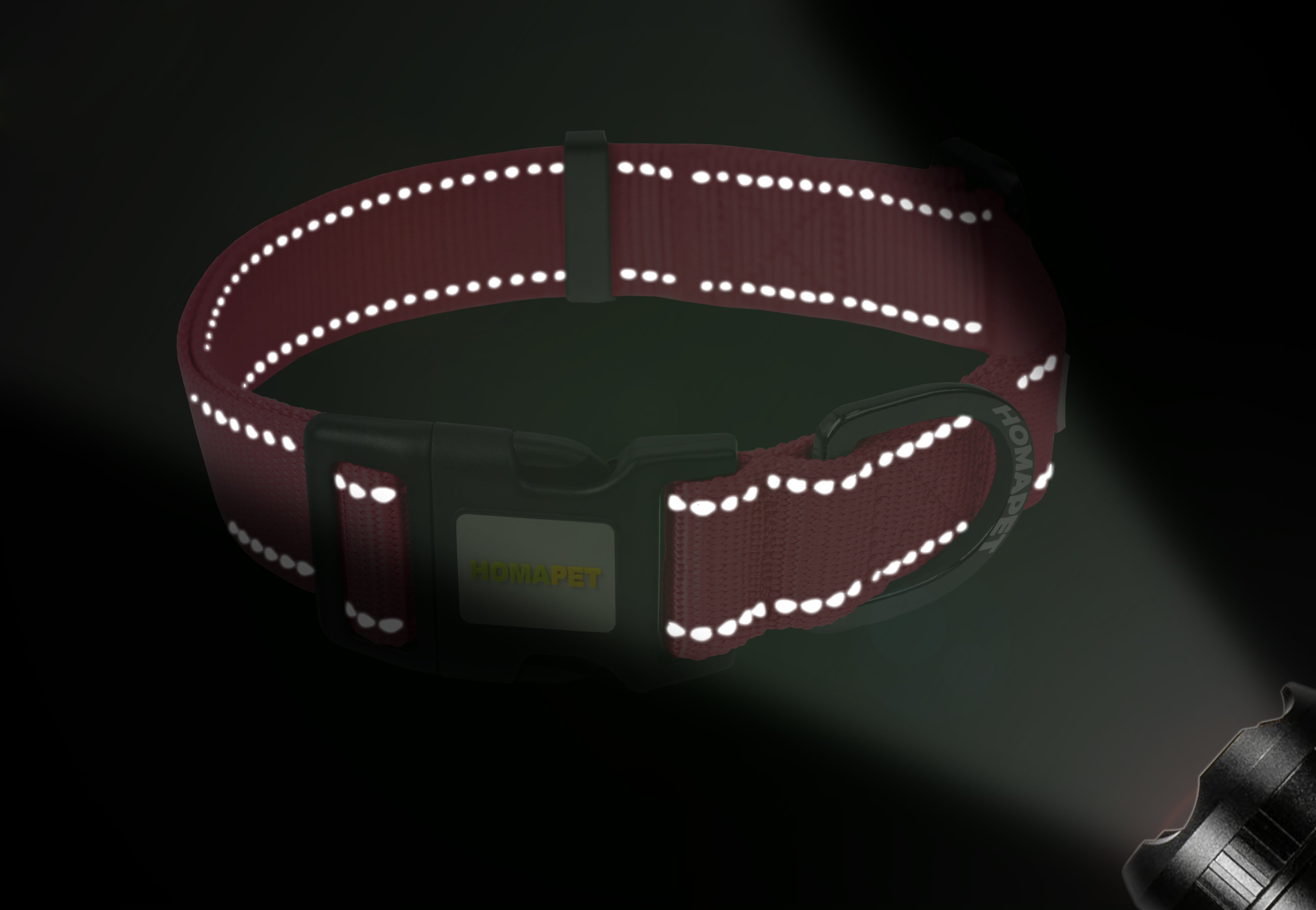 Pink Nylon Dog Collar