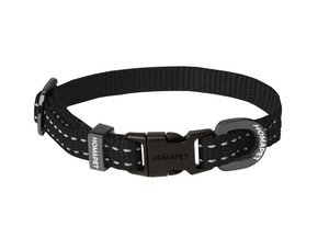 Black Nylon Dog Collar XS