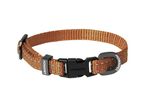 Copper Brown Nylon Dog Collar XS
