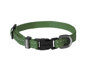 Olive Green Nylon Dog Collar XS