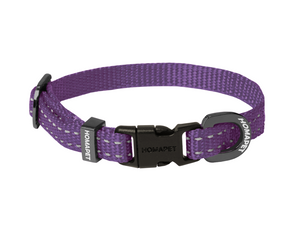 Violet Nylon Dog Collar XS